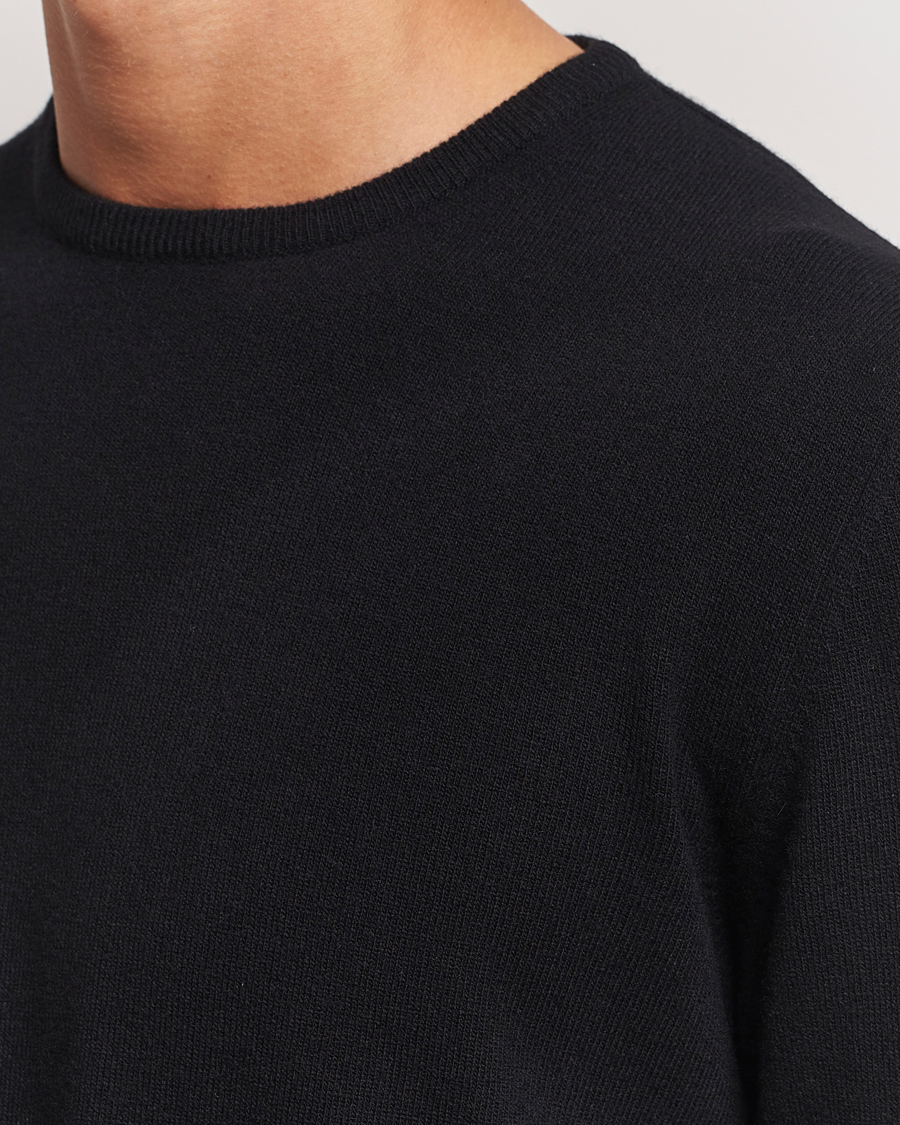 Hombres | Jerséis y prendas de punto | Morgano | Wool/Cashmere Crewneck Black