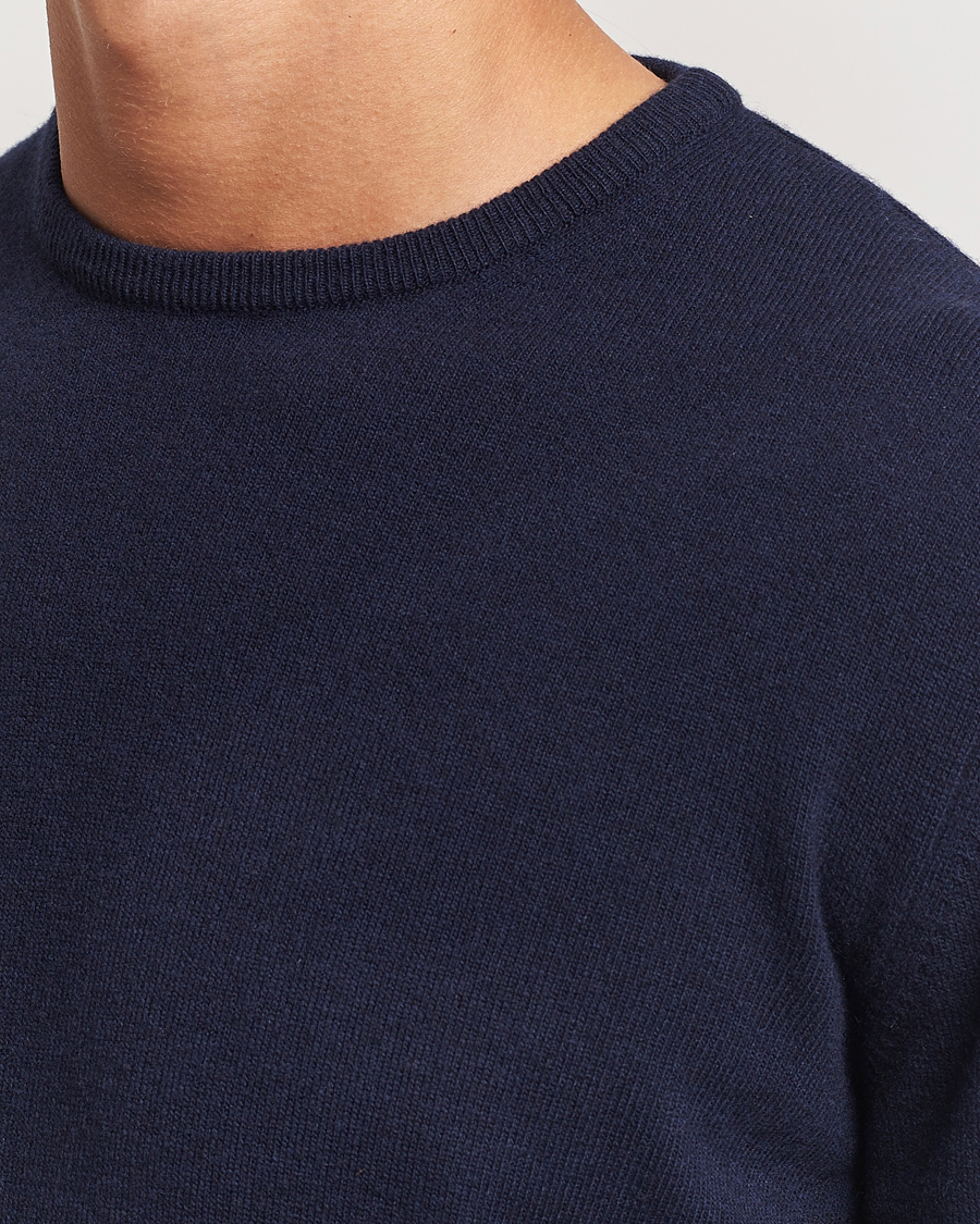 Hombres | Jerséis y prendas de punto | Morgano | Wool/Cashmere Crewneck Navy