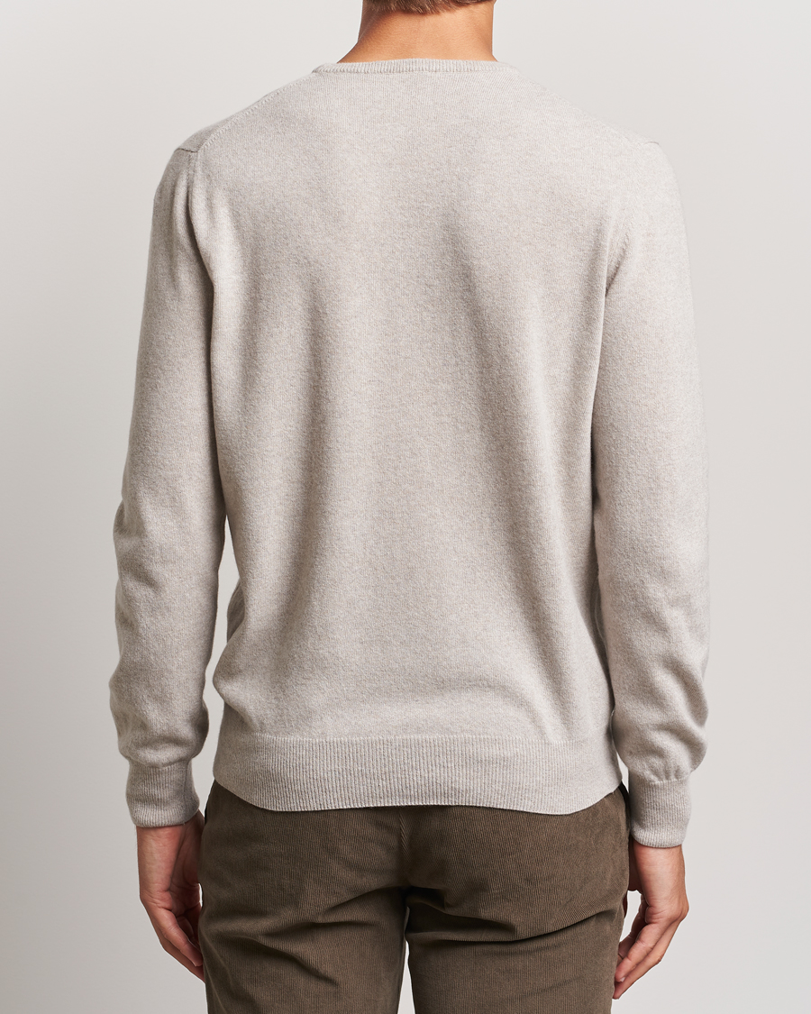 Hombres | Jerséis y prendas de punto | Morgano | Wool/Cashmere Crewneck Beige