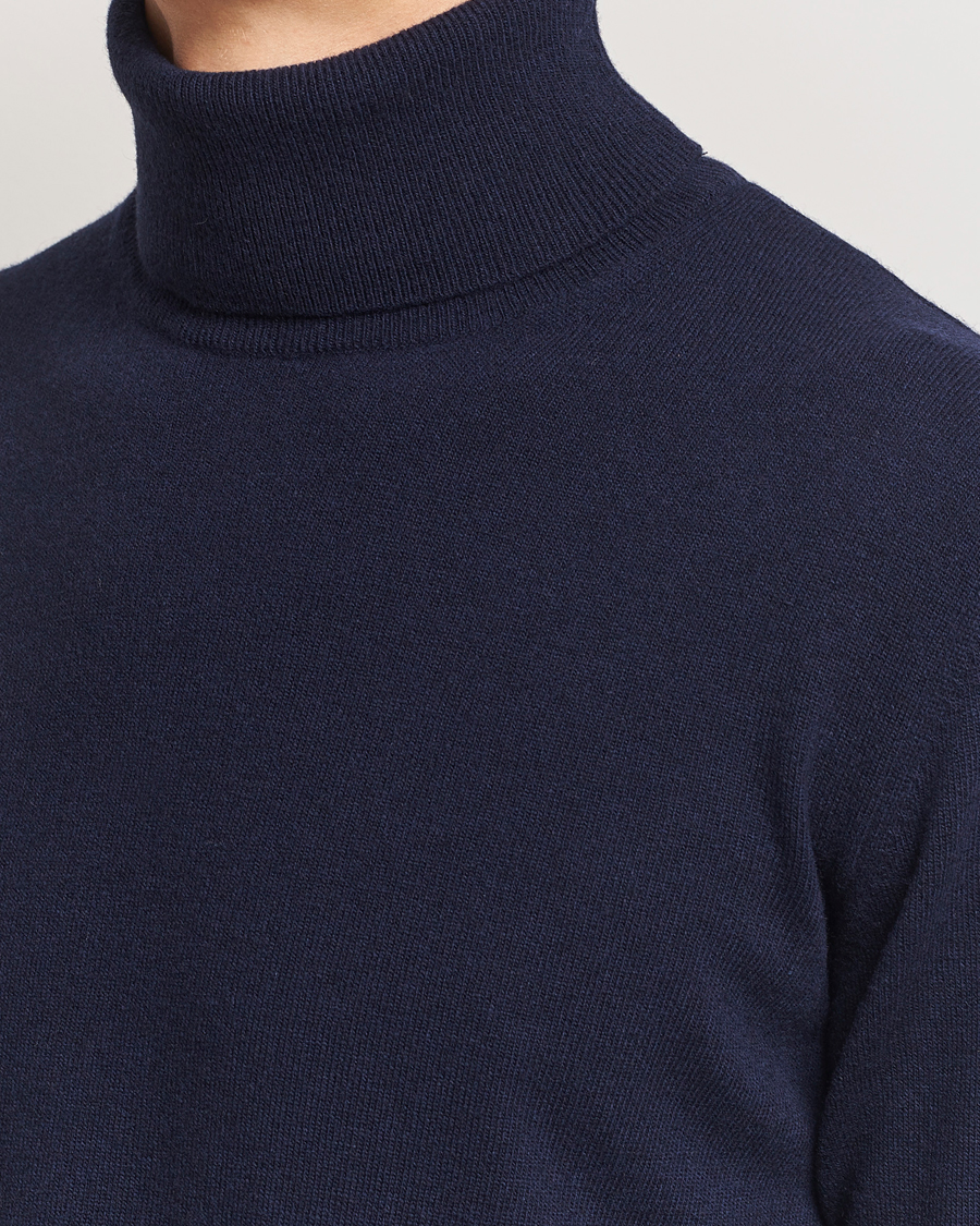 Hombres | Jerséis y prendas de punto | Morgano | Wool/Cashmere Rollneck Navy