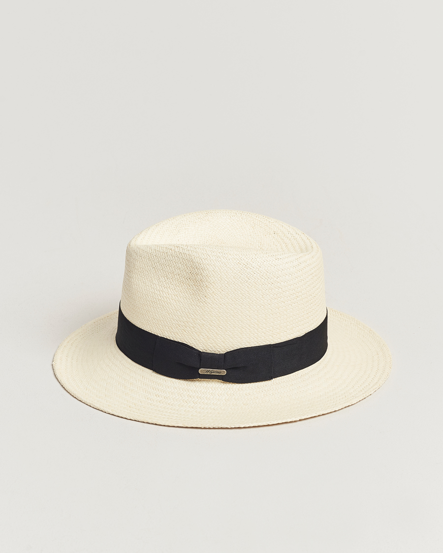 Hombres | Accesorios | Wigéns | Panama Hat White/Black
