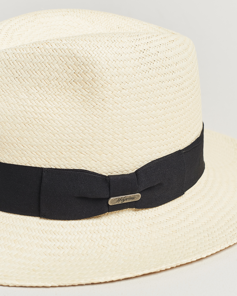 Hombres | Sombreros y gorras | Wigéns | Panama Hat White/Black