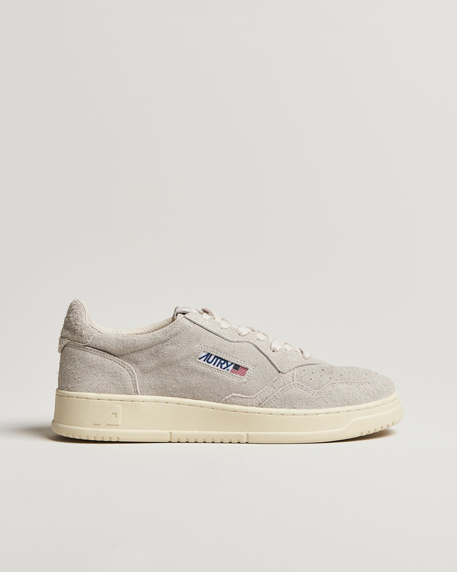 Hombres | Autry Medalist Low Suede Sneaker White | Autry | Medalist Low Suede Sneaker White