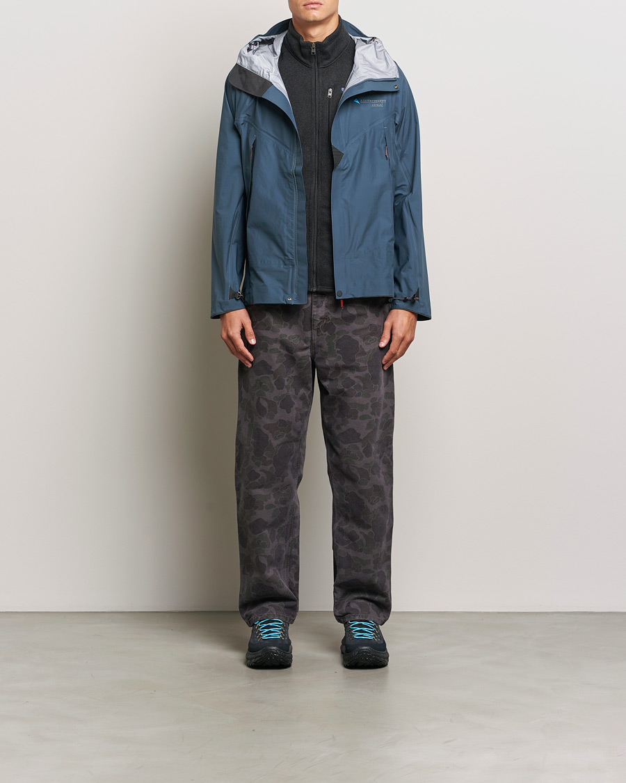Hombres | Abrigos y chaquetas | Klättermusen | Asynja Lightweight Waterproof Jacket Midnight Blue