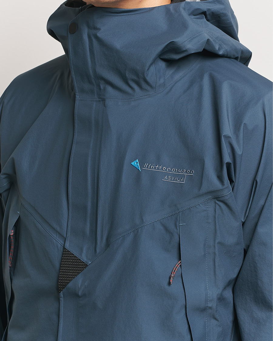 Hombres | Abrigos y chaquetas | Klättermusen | Asynja Lightweight Waterproof Jacket Midnight Blue