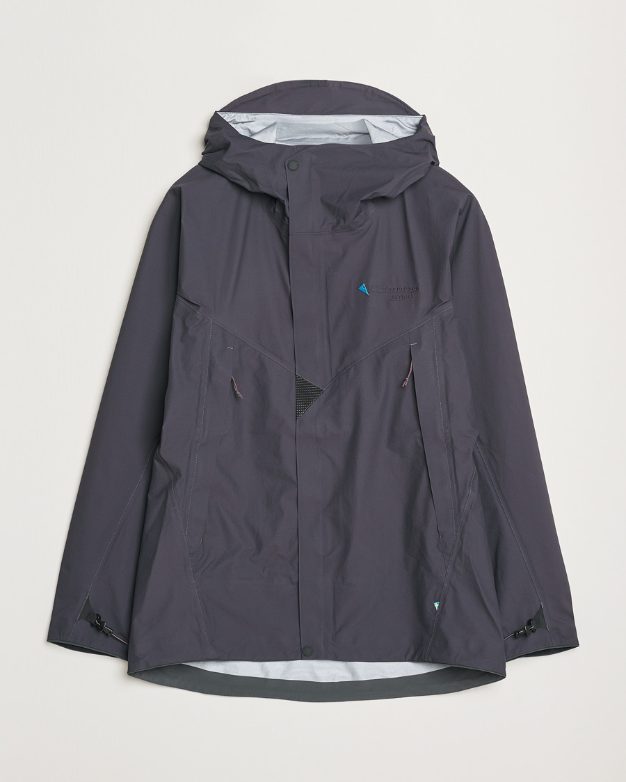 Hombres | Abrigos y chaquetas | Klättermusen | Asynja Lightweight Waterproof Jacket Raven