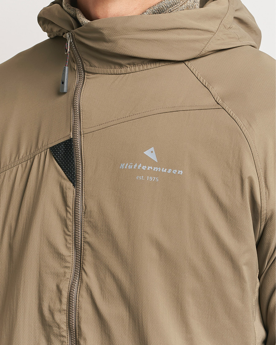 Hombres | Abrigos y chaquetas | Klättermusen | 74 Levitend Active Hooded Jacket Dark Khaki