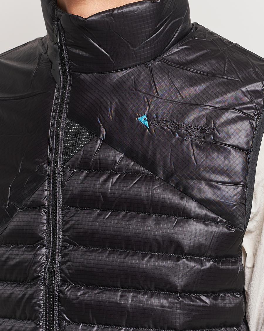 Hombres | Abrigos y chaquetas | Klättermusen | Lopt Lightweight Down Vest Raven