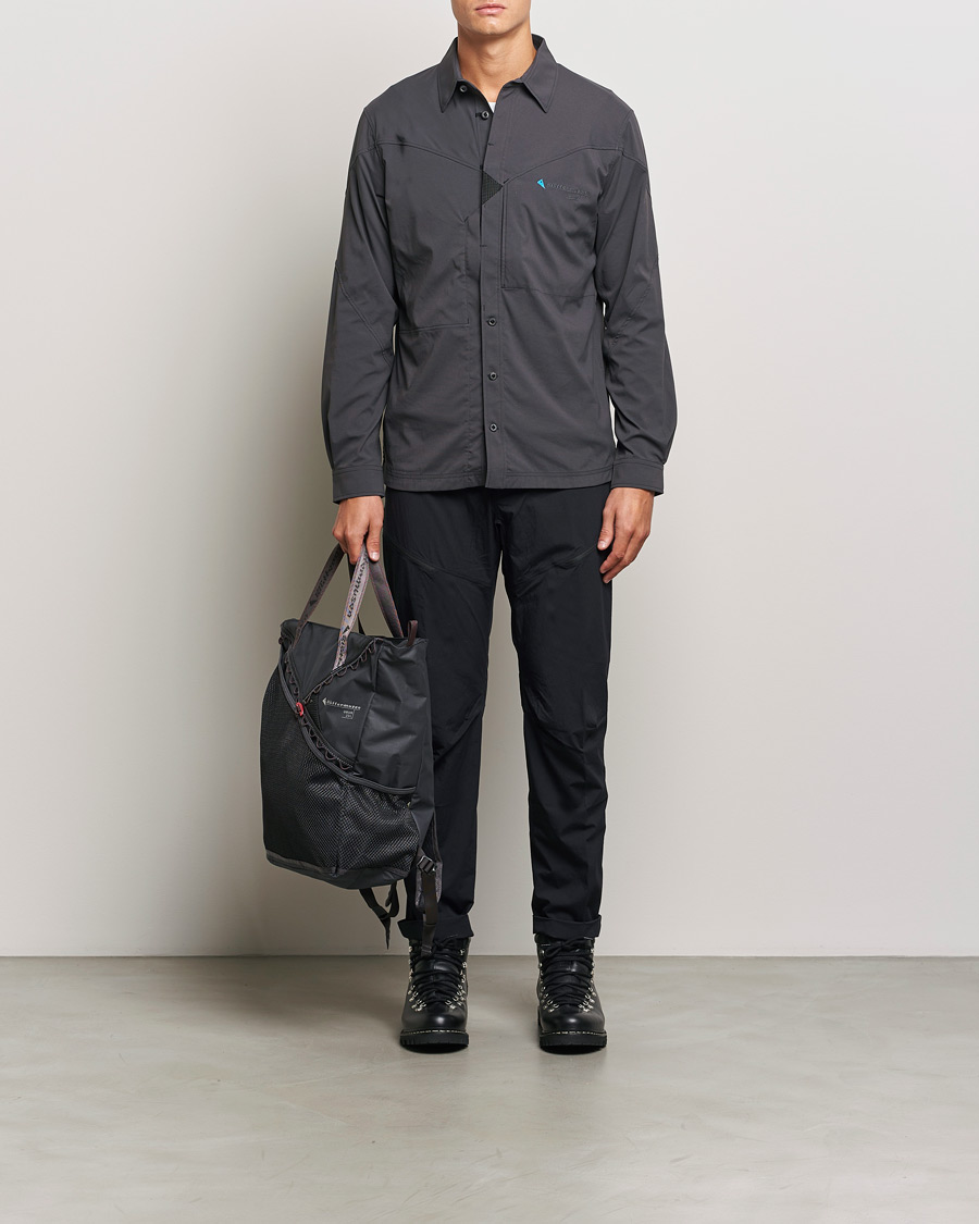 Hombres | Camisas | Klättermusen | Garm Technical Outdoor Shirt Raven