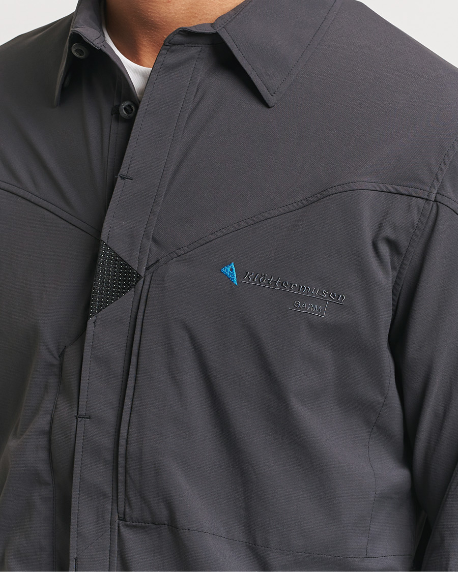 Hombres | Camisas | Klättermusen | Garm Technical Outdoor Shirt Raven
