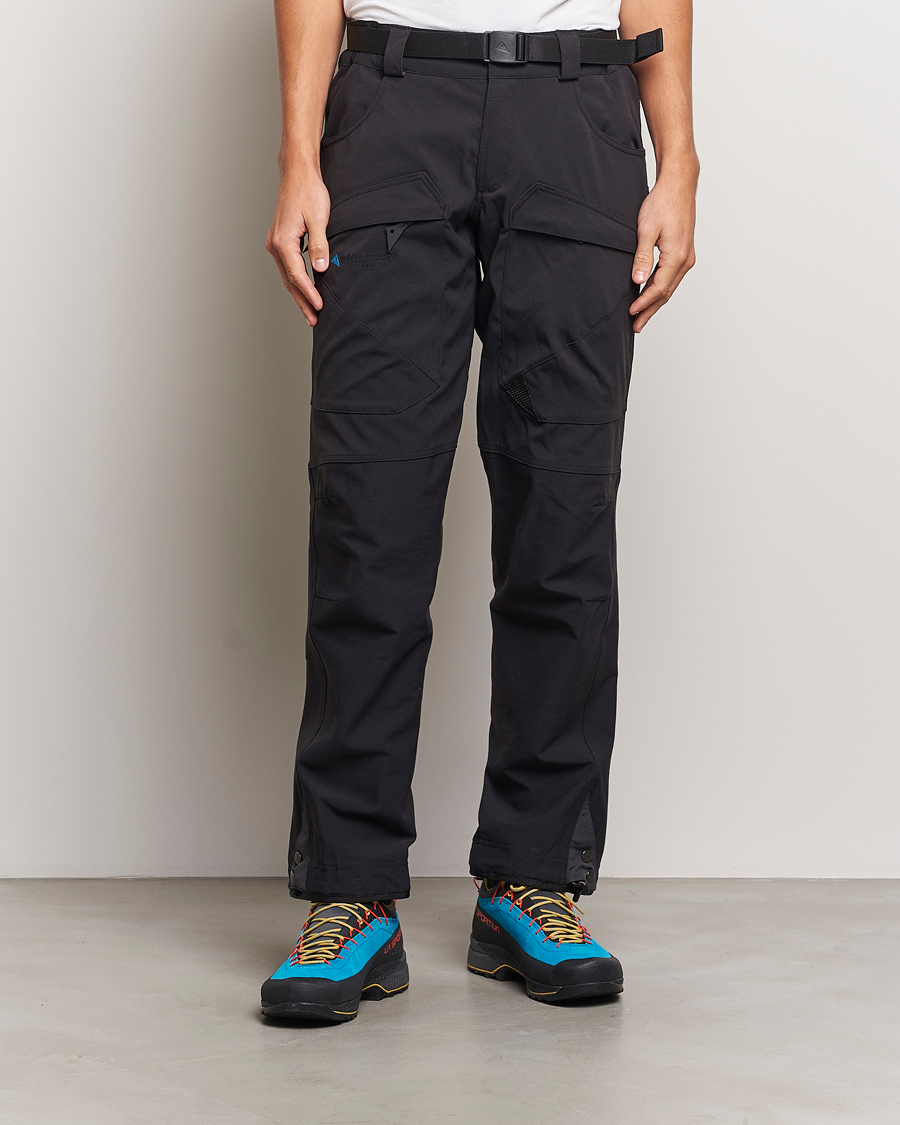Hombres | Pantalones | Klättermusen | Gere Windproof Stretch Pants Black