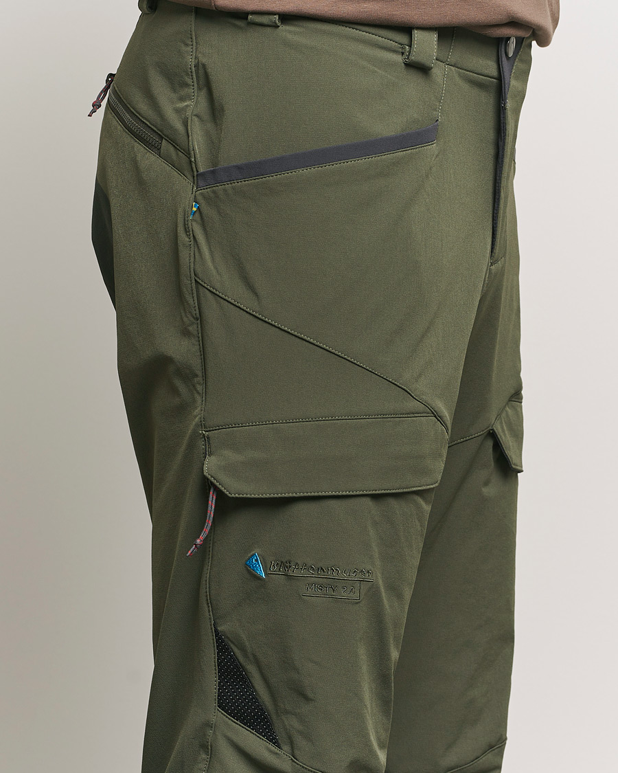 Hombres | Pantalones | Klättermusen | Misty 2.0 Softshell Pants Dark Dusty Green