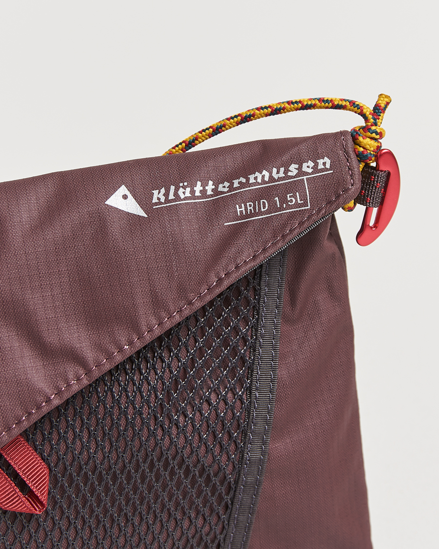 Hombres | Klättermusen Hrid 1,5L Accessory Bag Amaranth Red | Klättermusen | Hrid 1,5L Accessory Bag Amaranth Red