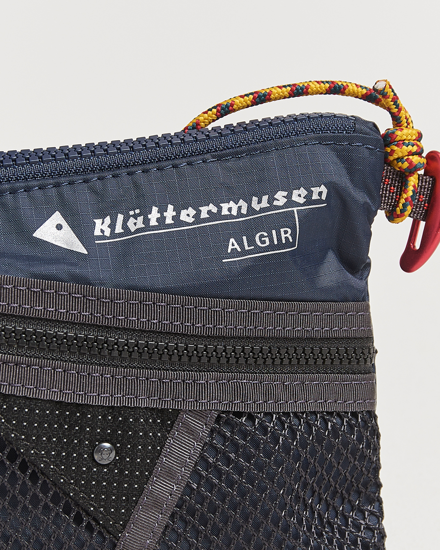 Hombres | Klättermusen Algir Accessory Bag Small Indigo Blue | Klättermusen | Algir Accessory Bag Small Indigo Blue