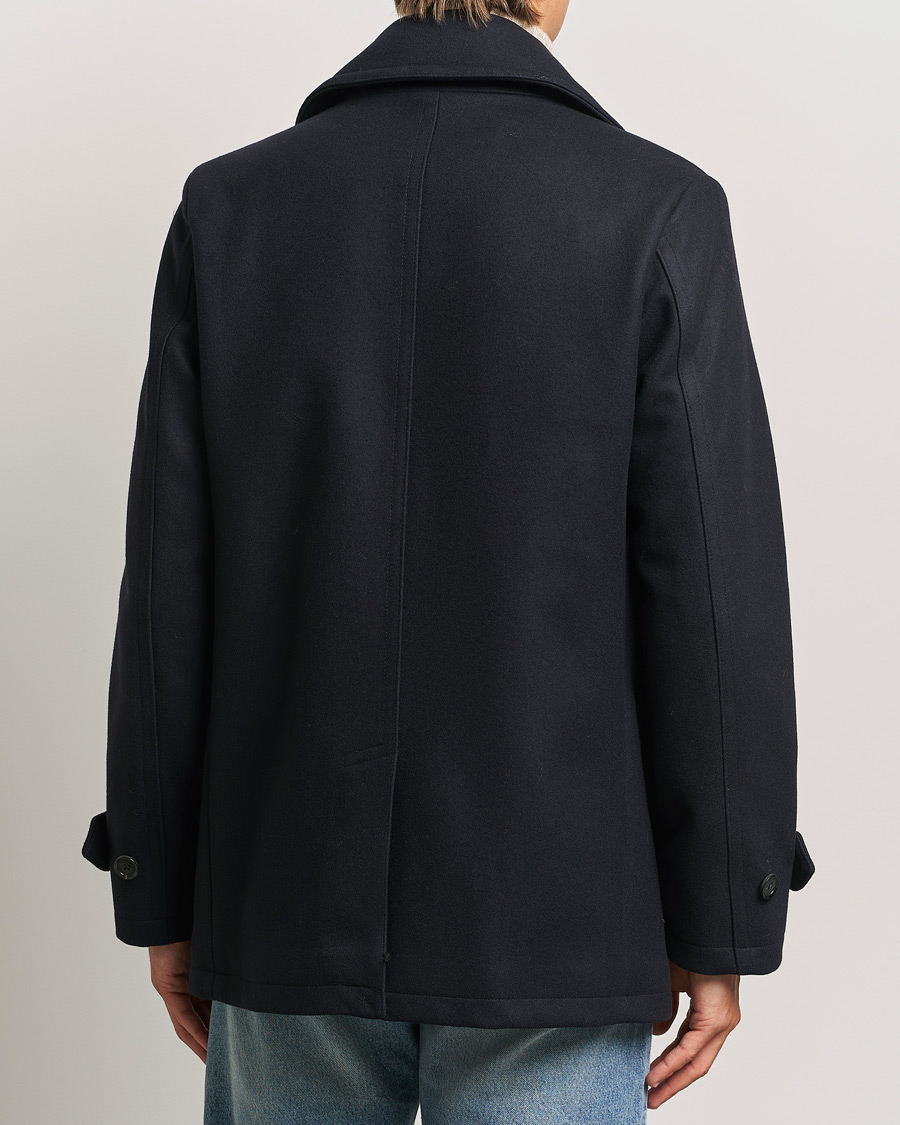 Hombres | Abrigos y chaquetas | Belstaff | Milford Wool Peacoat Ink Blue