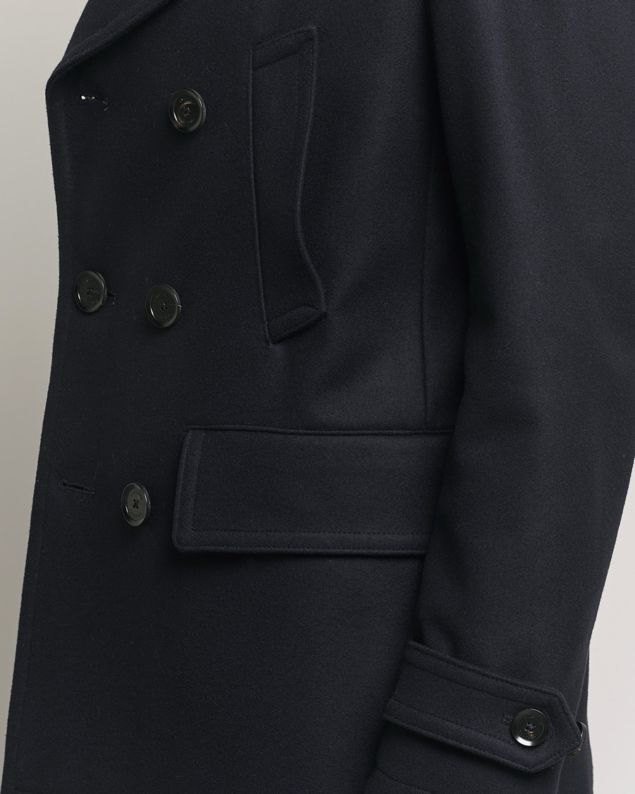 Hombres | Abrigos y chaquetas | Belstaff | Milford Wool Peacoat Ink Blue