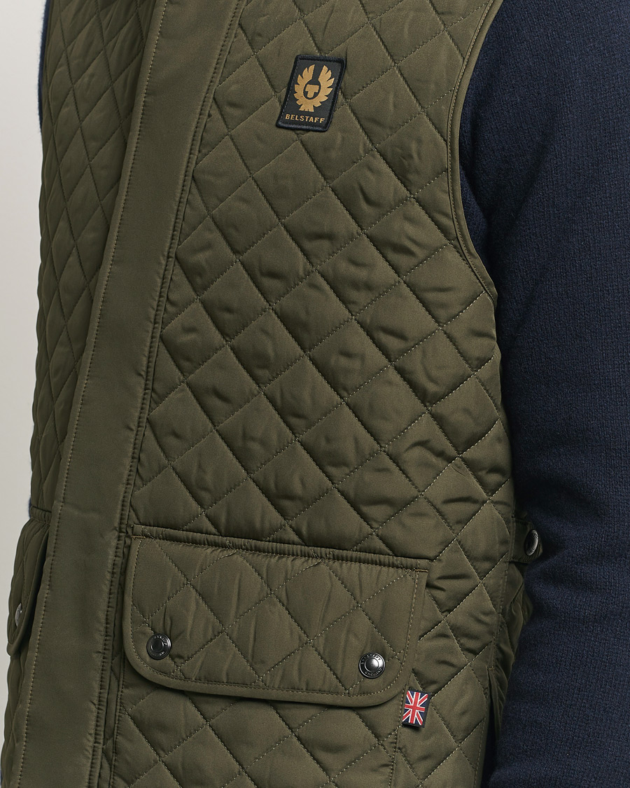 Hombres | Abrigos y chaquetas | Belstaff | Icon Gilet Faded Olive