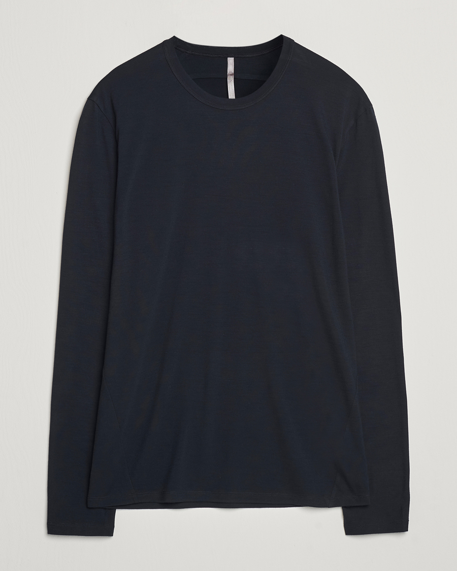 Hombres | Camisetas | Arc'teryx Veilance | Frame Long Sleeve T-shirt Black