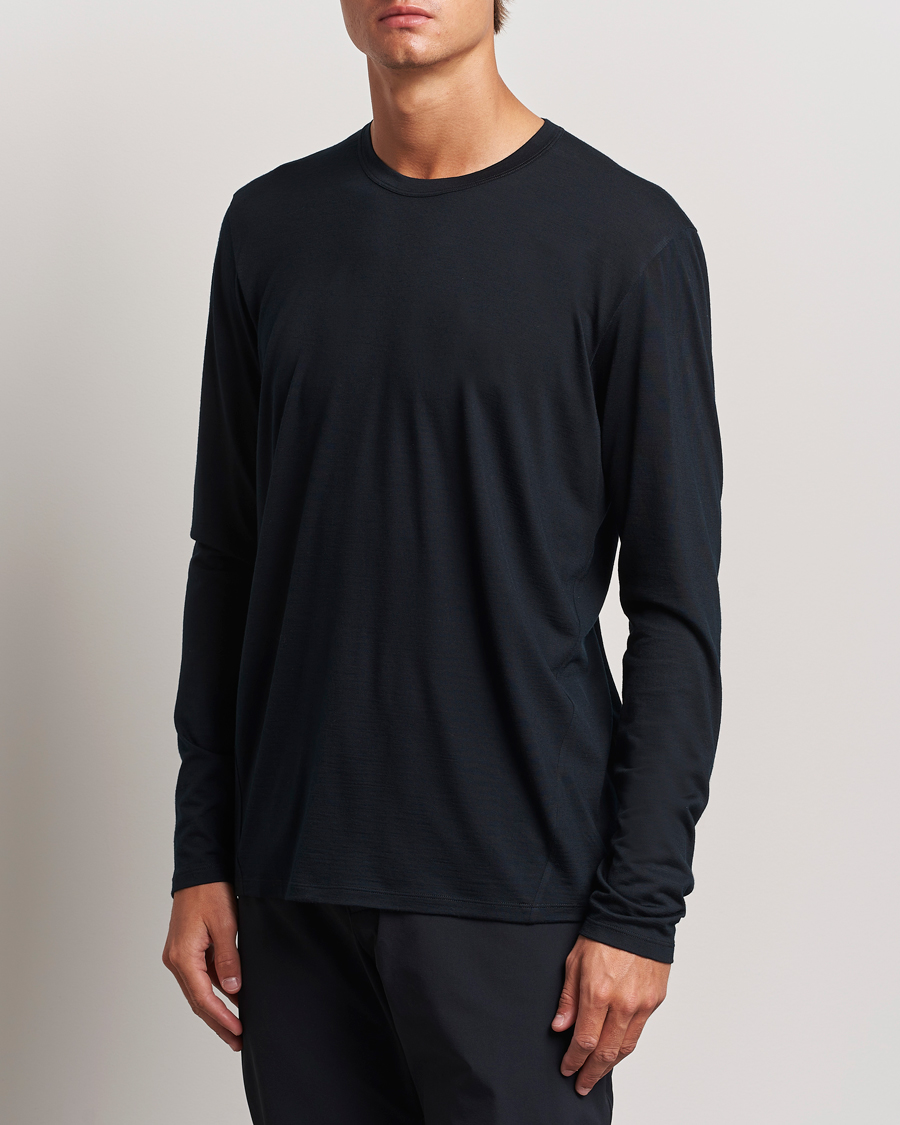 Hombres | Camisetas | Arc'teryx Veilance | Frame Long Sleeve T-shirt Black