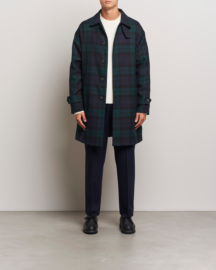 Hombres | Abrigos y chaquetas | Mackintosh | Wool Soho Tartan Coat Blackwatch