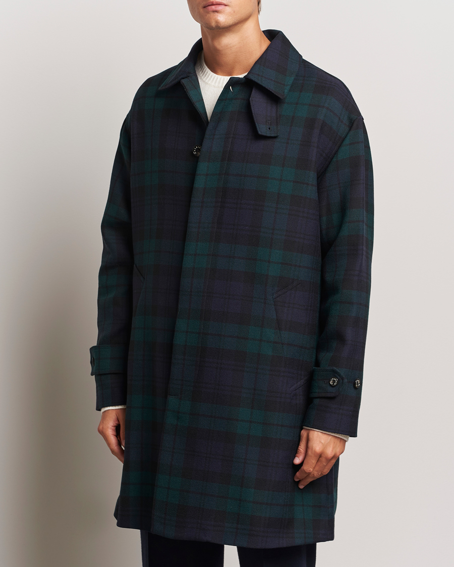 Hombres | Abrigos y chaquetas | Mackintosh | Wool Soho Tartan Coat Blackwatch