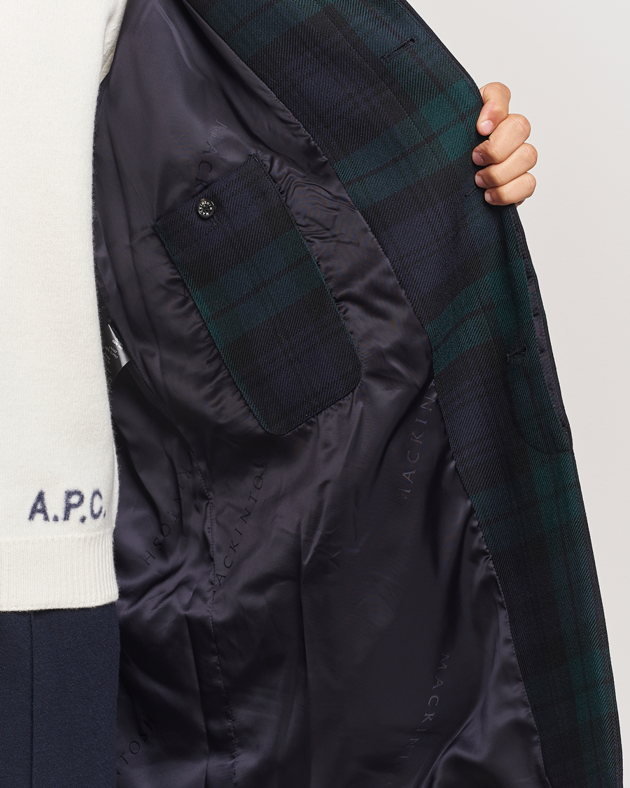 Hombres | Abrigos y chaquetas | Mackintosh | Wool Soho Tartan Coat Blackwatch