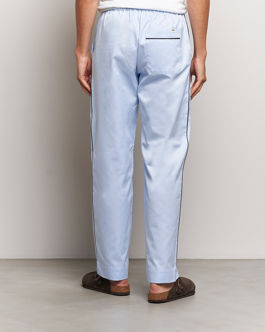 Hombres | Pijamas y batas | Tekla | Sateen Pyjama Pants Bellhop Blue