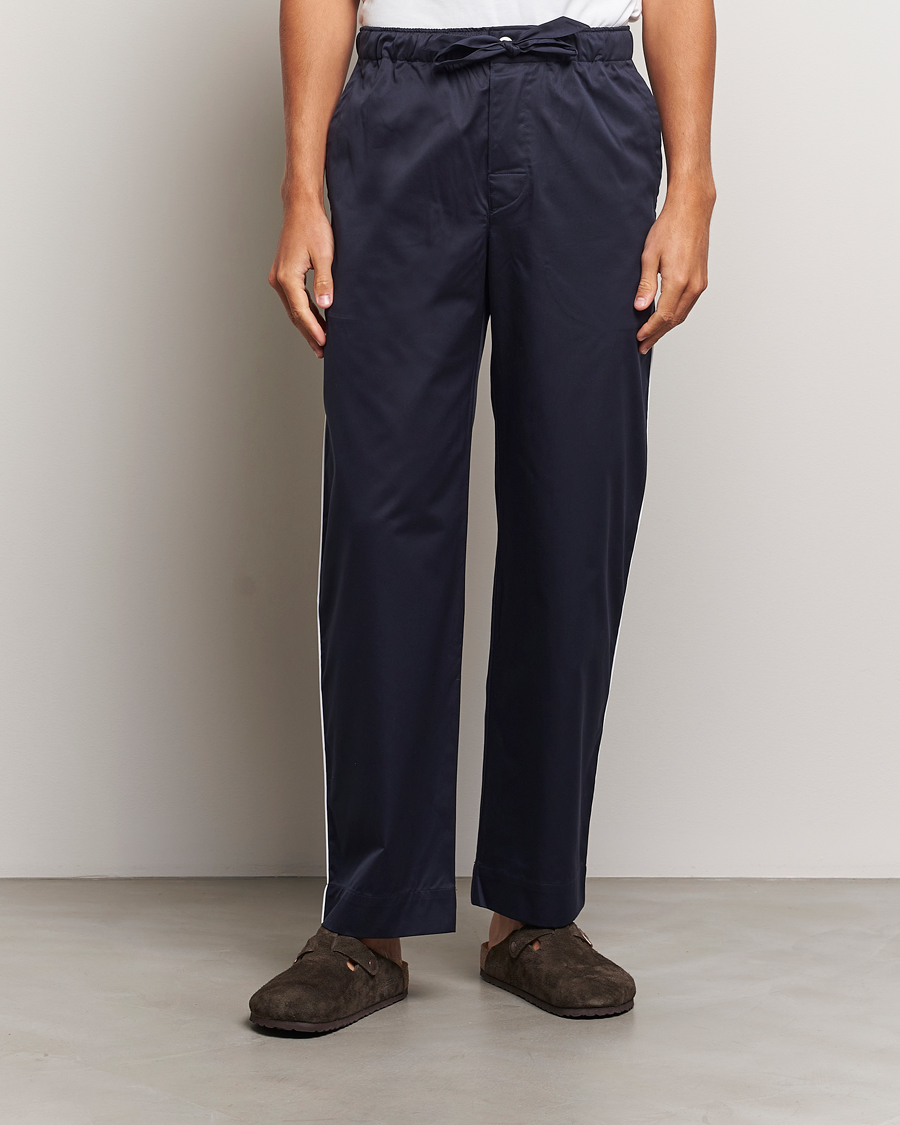 Hombres | Pijamas y batas | Tekla | Sateen Pyjama Pants Chelsea Navy
