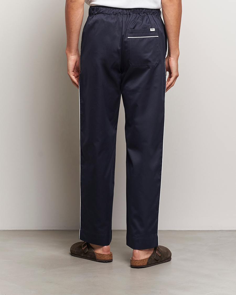 Hombres | Pijamas y batas | Tekla | Sateen Pyjama Pants Chelsea Navy