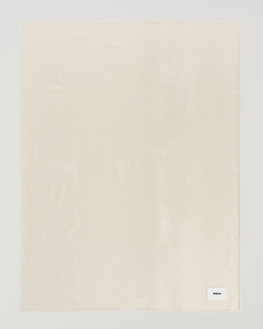 Hombres | Tekla Lambswool Blanket Snow | Tekla | Lambswool Blanket Snow