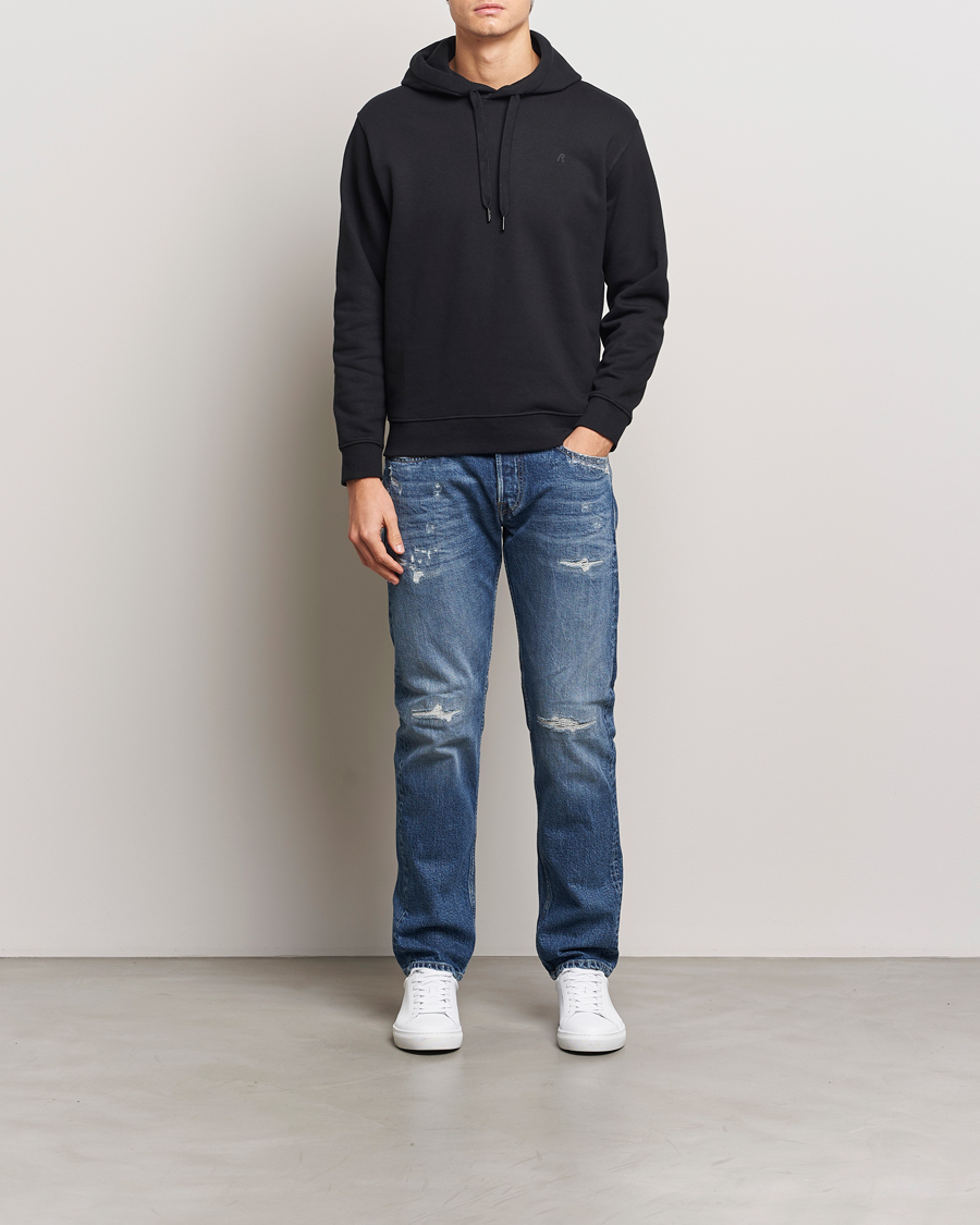 Hombres | Jerséis y prendas de punto | Replay | Tonal Logo Hoodie Black