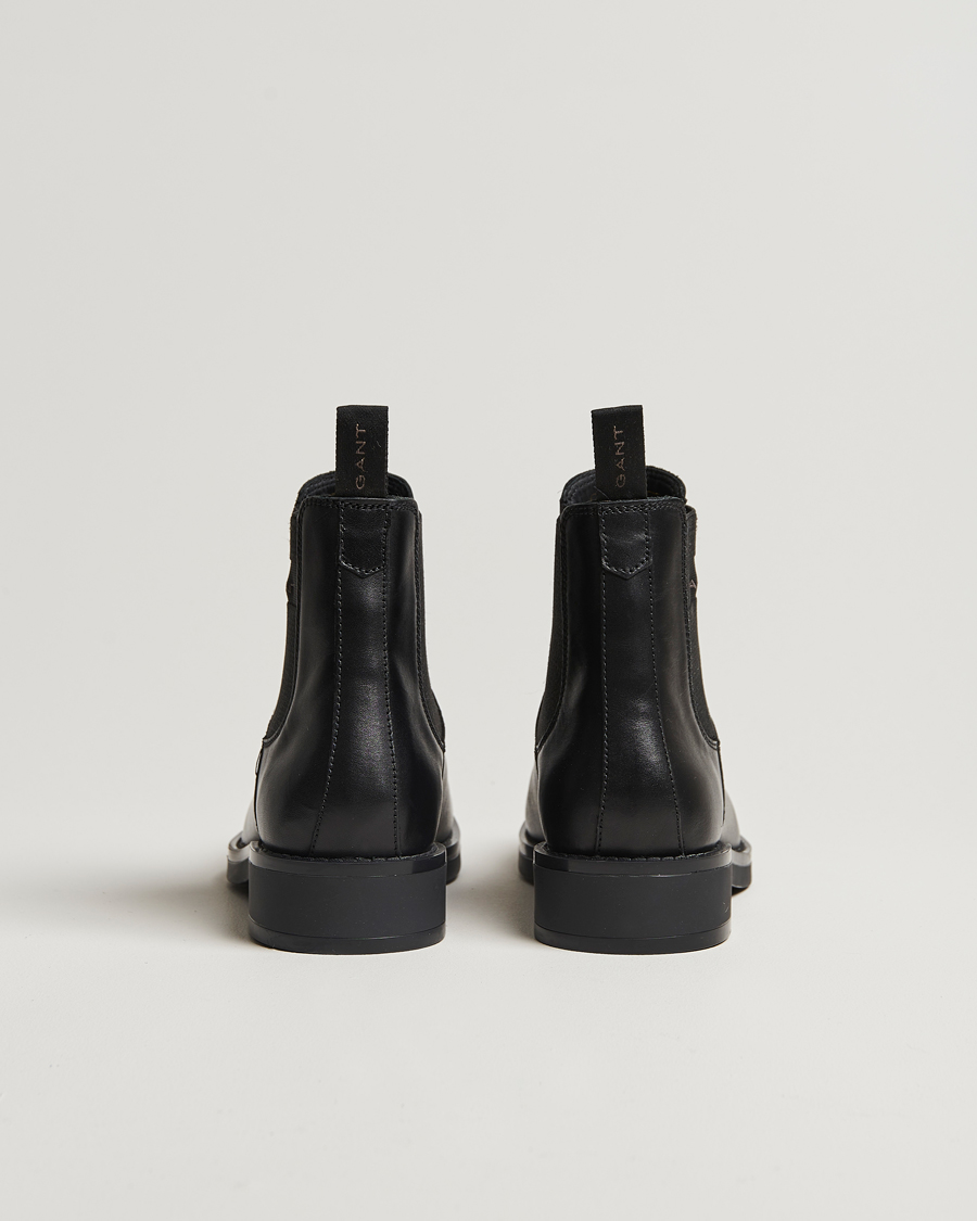 Hombres | GANT Prepdale Leather Chelsea Boot Black | GANT | Prepdale Leather Chelsea Boot Black