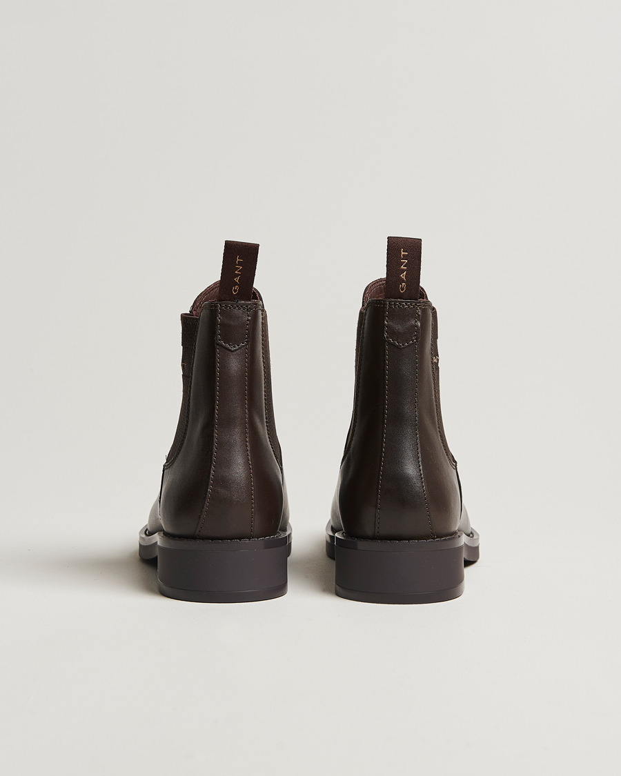Hombres | GANT Prepdale Leather Chelsea Boot Dark Brown | GANT | Prepdale Leather Chelsea Boot Dark Brown