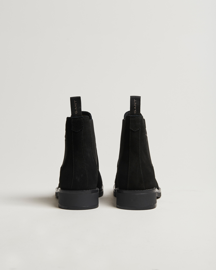 Hombres | GANT Prepdale Suede Chelsea Boot Black | GANT | Prepdale Suede Chelsea Boot Black