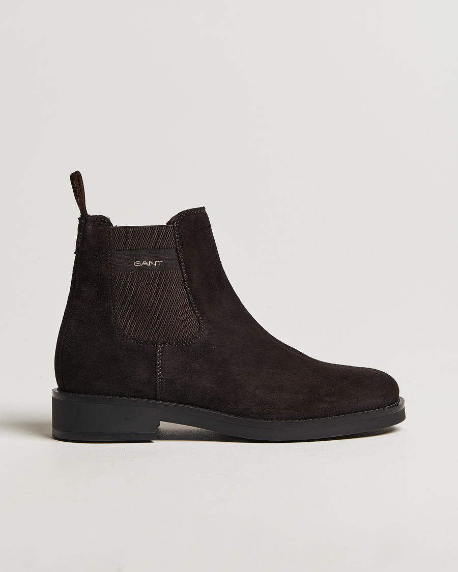 Hombres | GANT Prepdale Suede Chelsea Boot Espresso Brown | GANT | Prepdale Suede Chelsea Boot Espresso Brown