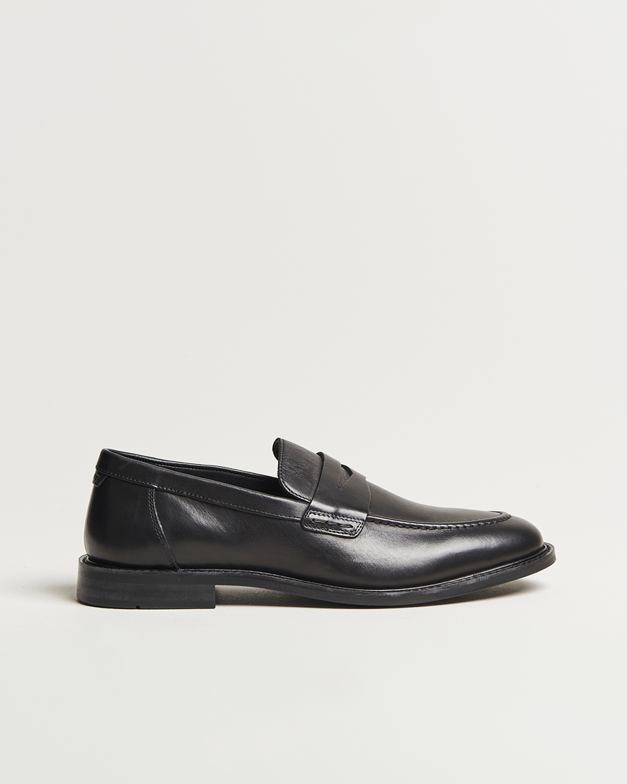 Hombres | GANT Lozham Leather Loafer Black | GANT | Lozham Leather Loafer Black