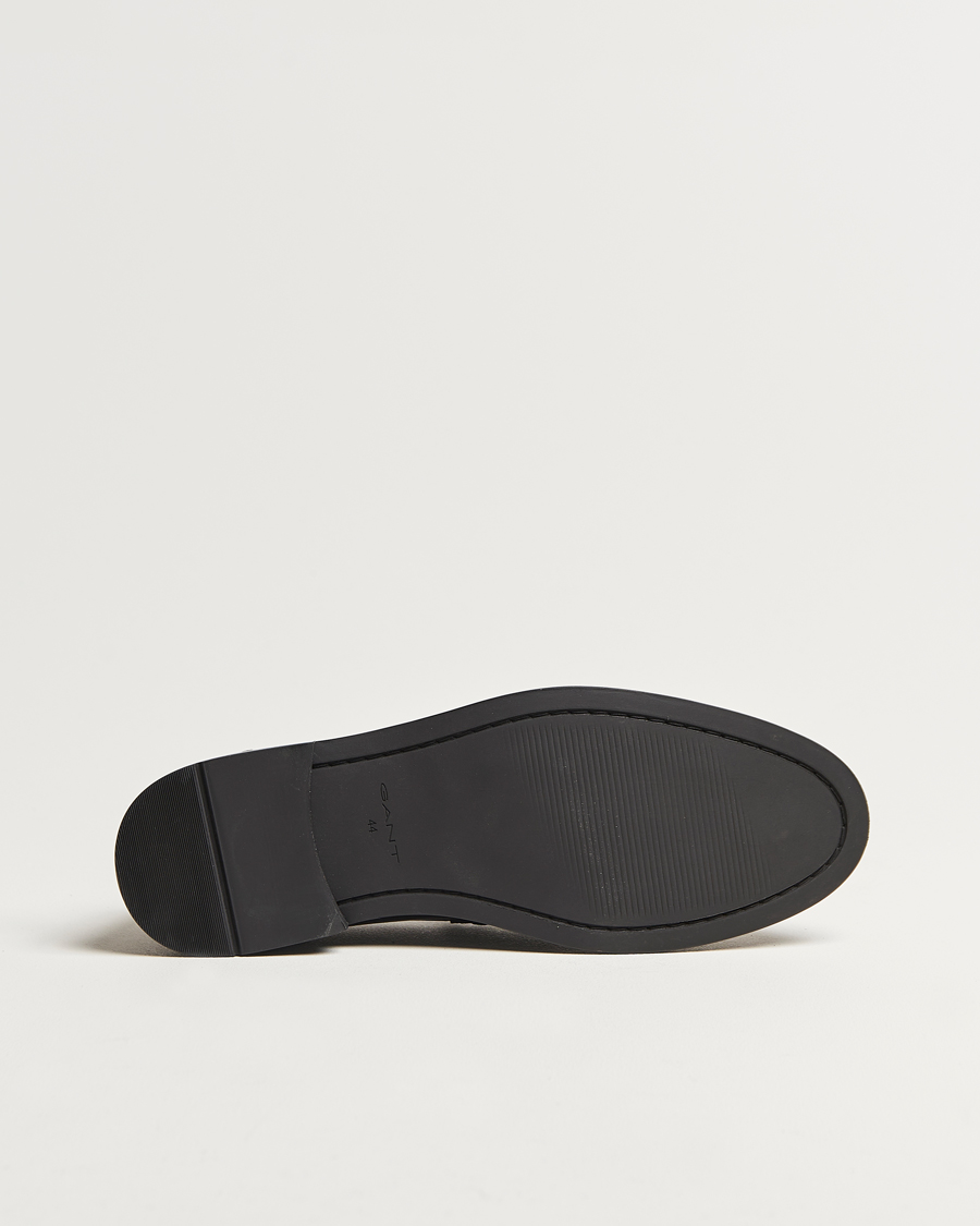 Hombres | GANT Lozham Leather Loafer Black | GANT | Lozham Leather Loafer Black