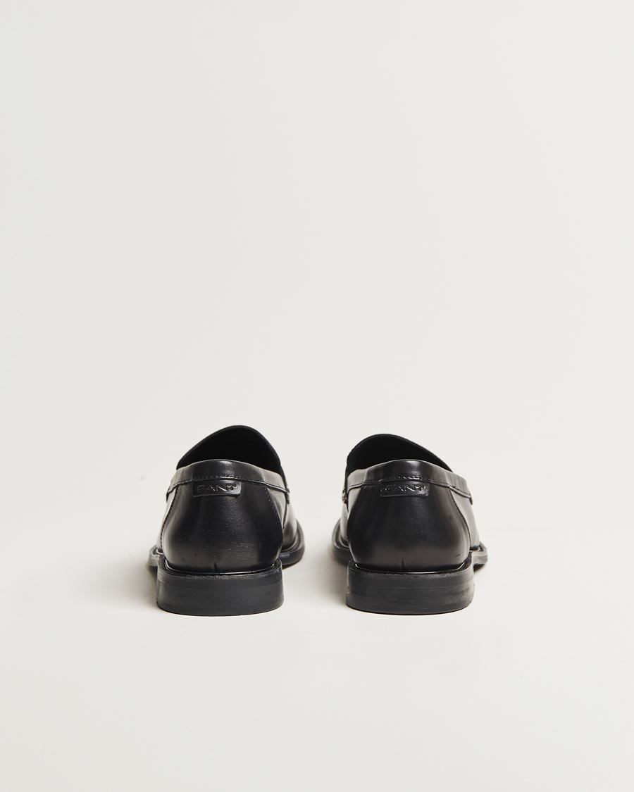Hombres | GANT Lozham Leather Loafer Black | GANT | Lozham Leather Loafer Black