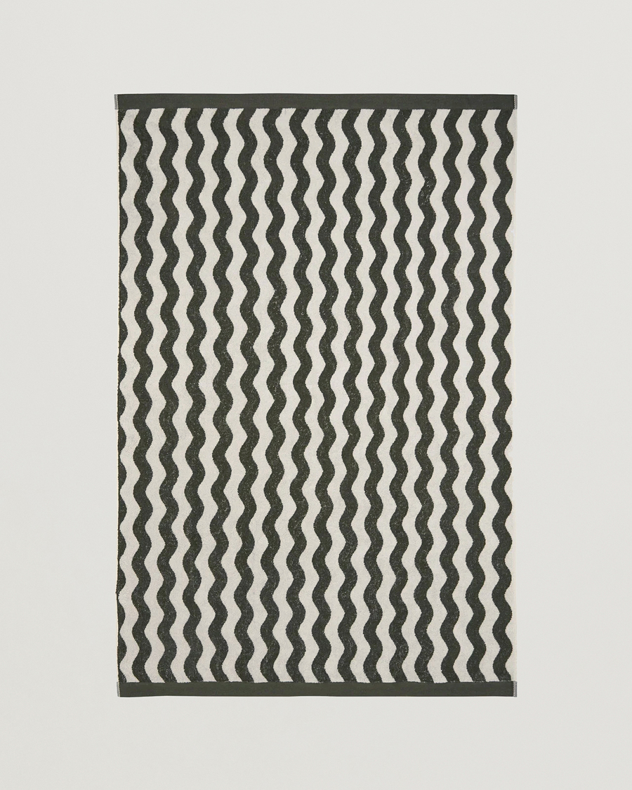 Hombres | Bañadores | OAS | Forest Waver Towel Green/White