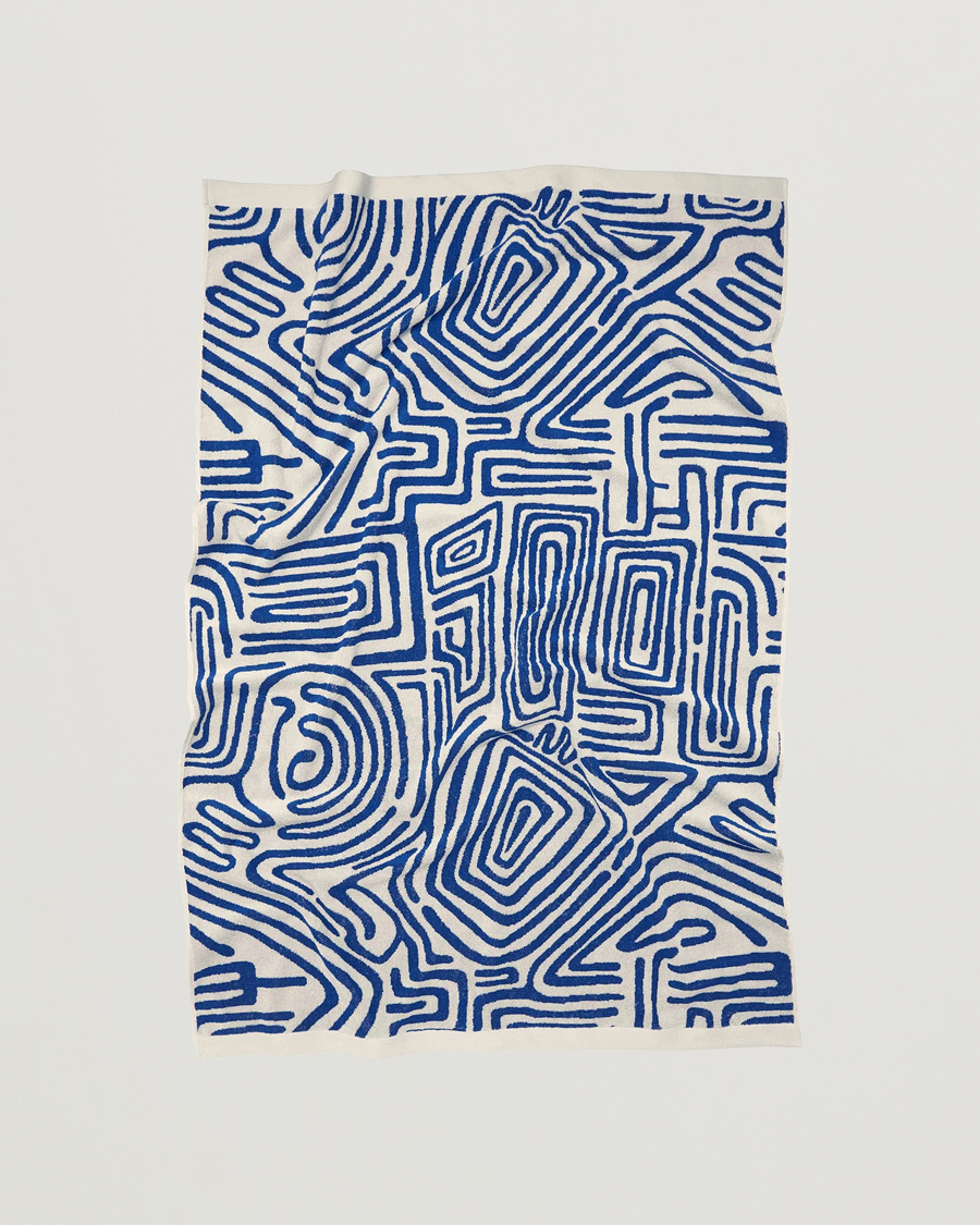 Hombres | OAS Eldovado Towel Blue/White | OAS | Eldovado Towel Blue/White