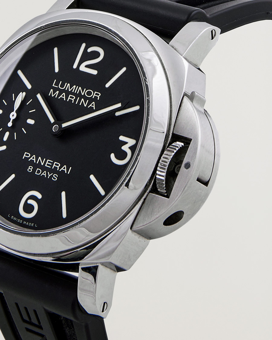 Hombres | Panerai Pre-Owned Luminor Marina 8 Days 00510 Silver | Panerai Pre-Owned | Luminor Marina 8 Days 00510 Silver