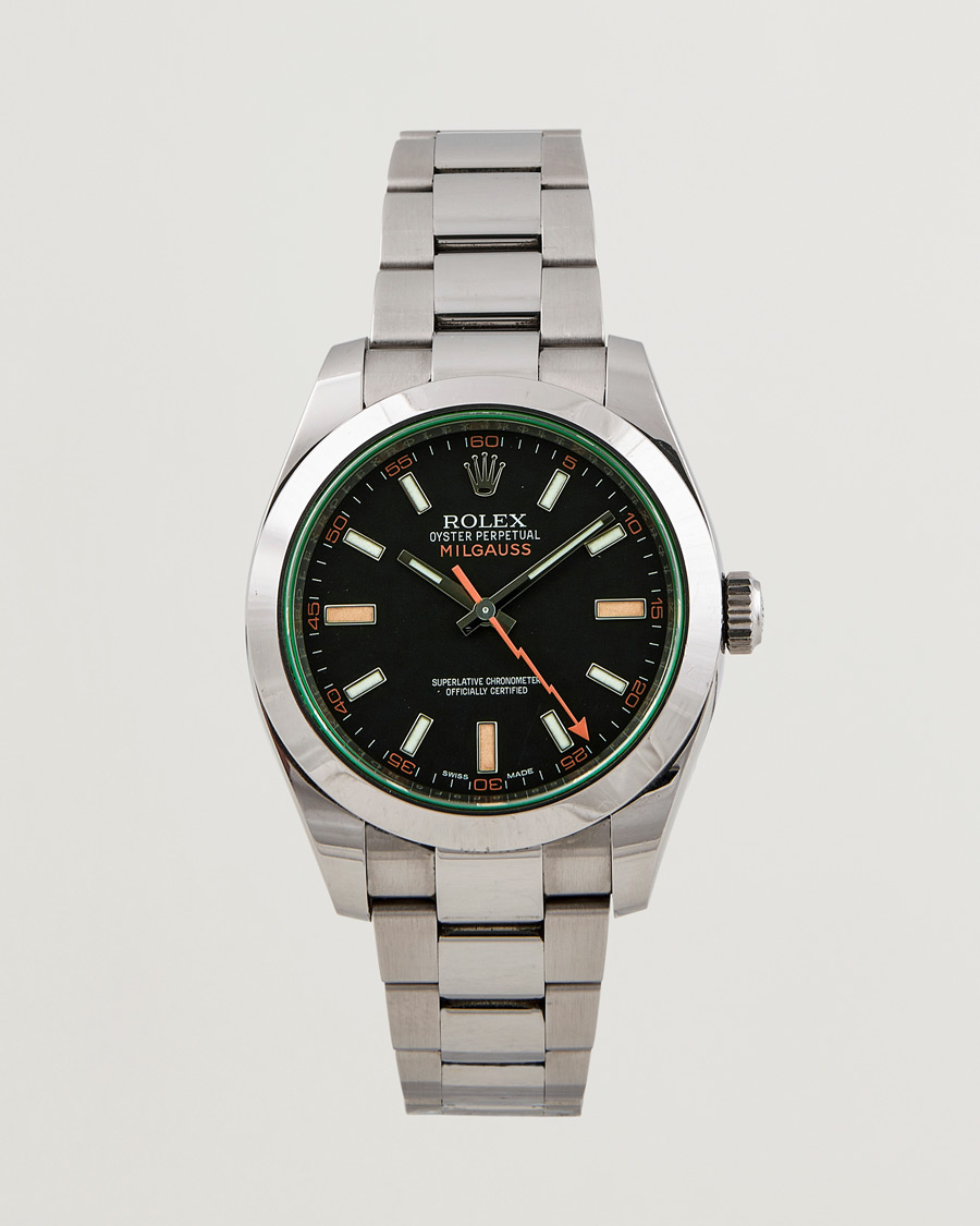 Hombres | Rolex Pre-Owned Milgauss 116400GV Silver | Rolex Pre-Owned | Milgauss 116400GV Silver