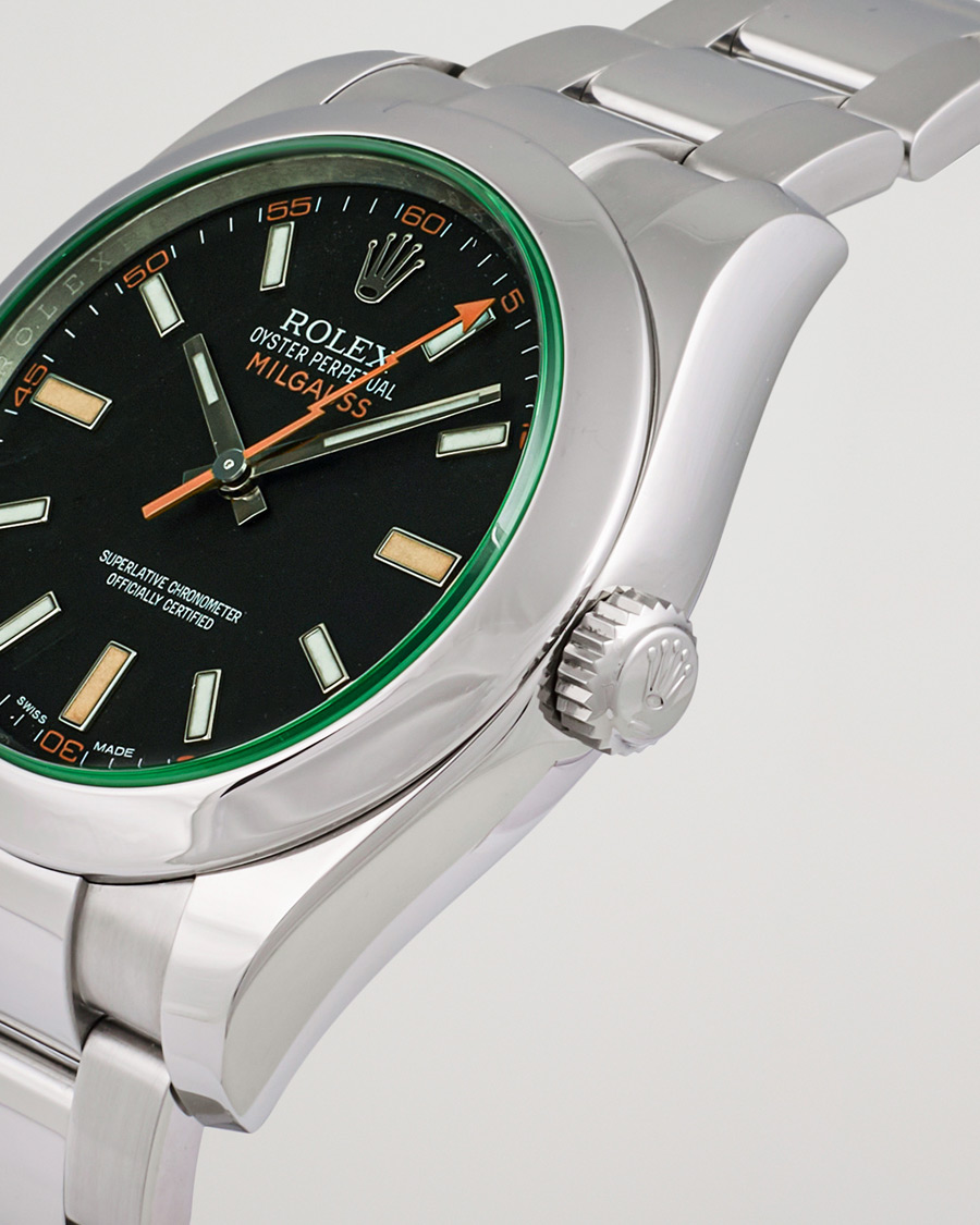 Hombres | Rolex Pre-Owned Milgauss 116400GV Silver | Rolex Pre-Owned | Milgauss 116400GV Silver