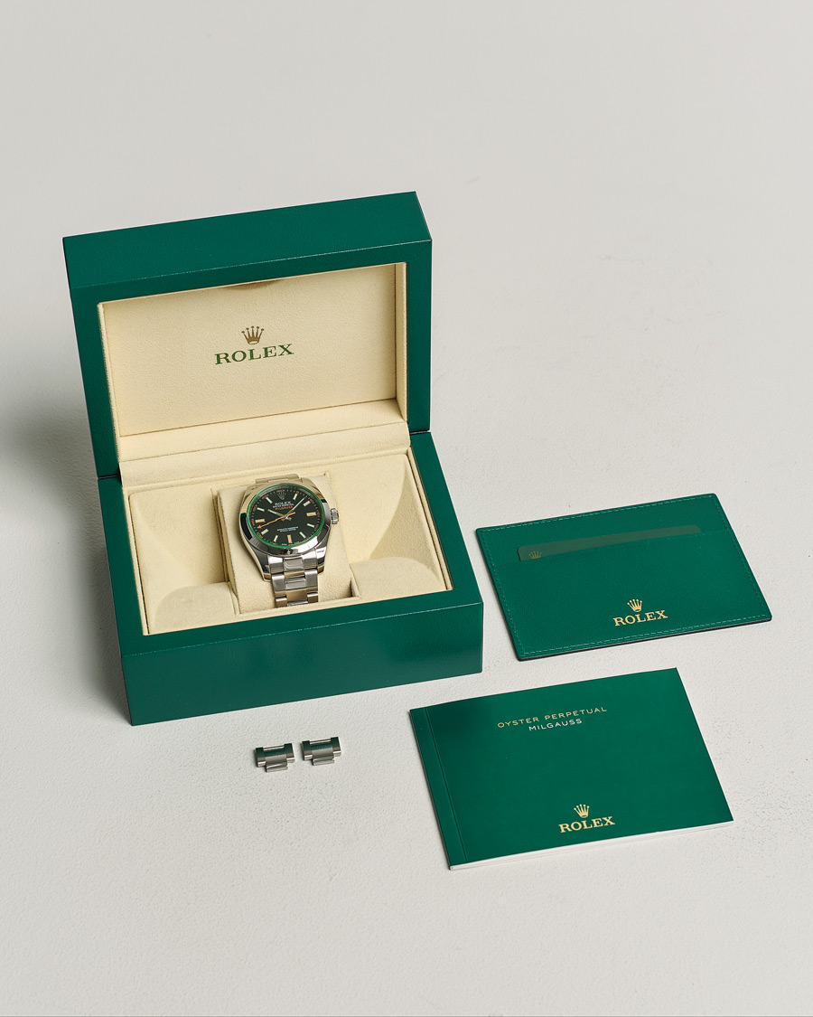 Hombres | Rolex Pre-Owned Milgauss 116400GV Silver | Rolex Pre-Owned | Milgauss 116400GV Silver