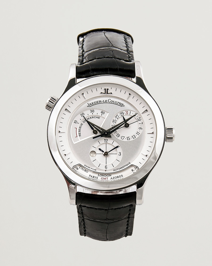 Hombres | Jaeger-LeCoultre Pre-Owned Master Geographic 142.8.92 Silver | Jaeger-LeCoultre Pre-Owned | Master Geographic 142.8.92 Silver