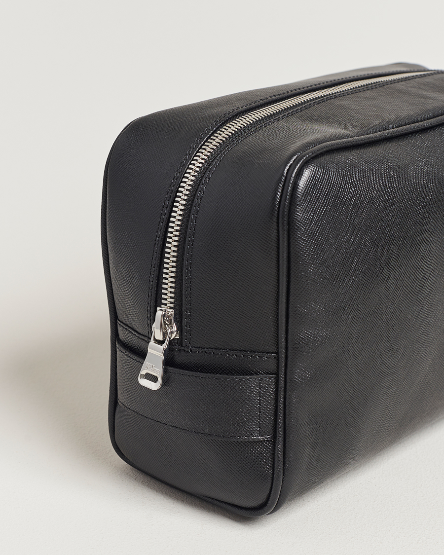 Hombres | Oscar Jacobson Grooming Leather Case Black | Oscar Jacobson | Grooming Leather Case Black