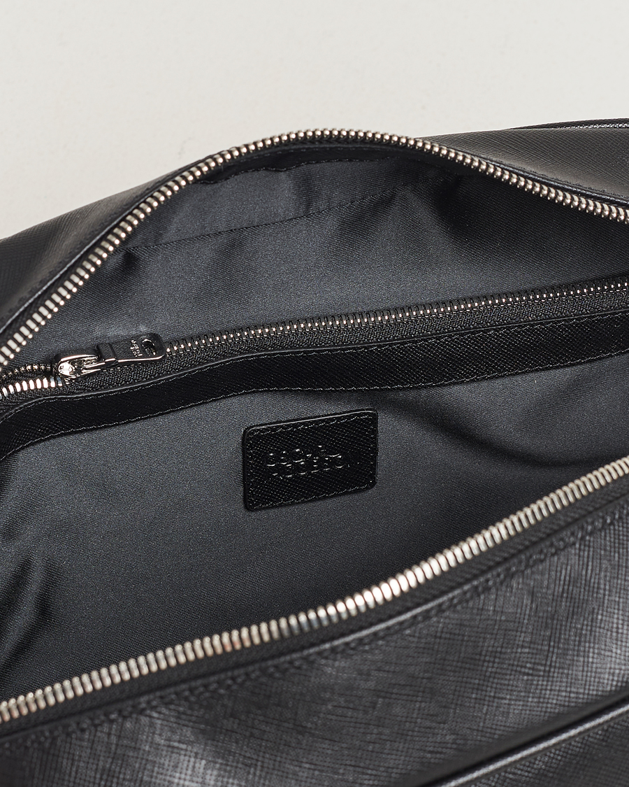 Hombres | Oscar Jacobson Grooming Leather Case Black | Oscar Jacobson | Grooming Leather Case Black