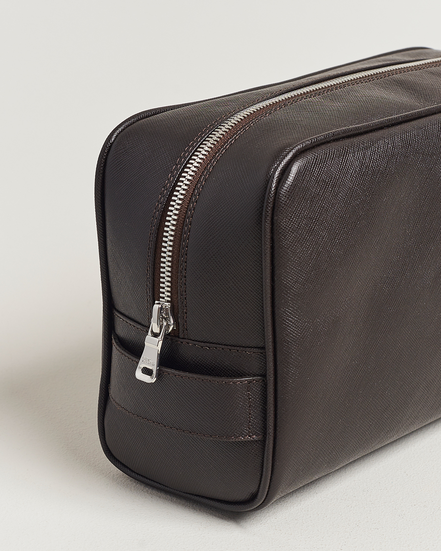 Hombres | Oscar Jacobson Grooming Leather Case Forastero Brown | Oscar Jacobson | Grooming Leather Case Forastero Brown