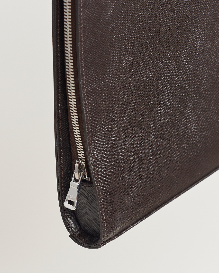 Hombres | Oscar Jacobson Laptop Leather Holder Forastero Brown | Oscar Jacobson | Laptop Leather Holder Forastero Brown