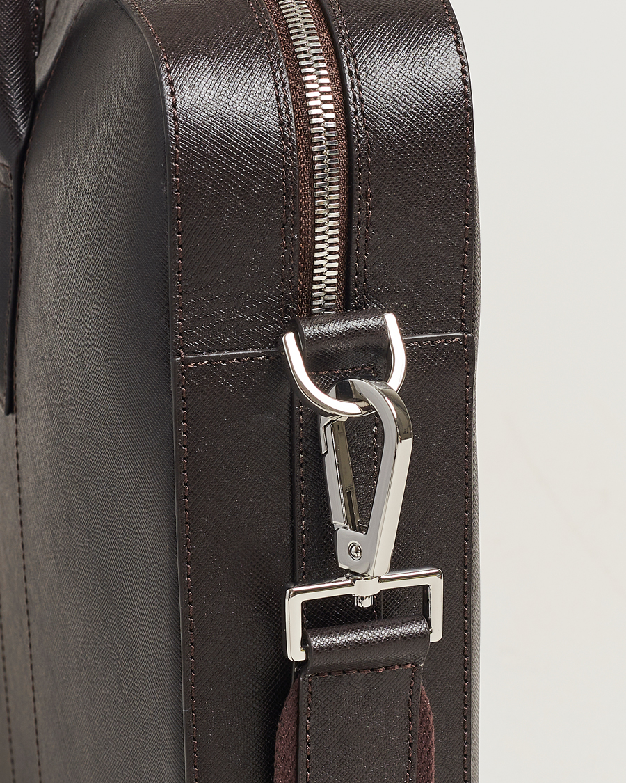 Hombres | Oscar Jacobson Leather Briefcase Forastero Brown | Oscar Jacobson | Leather Briefcase Forastero Brown